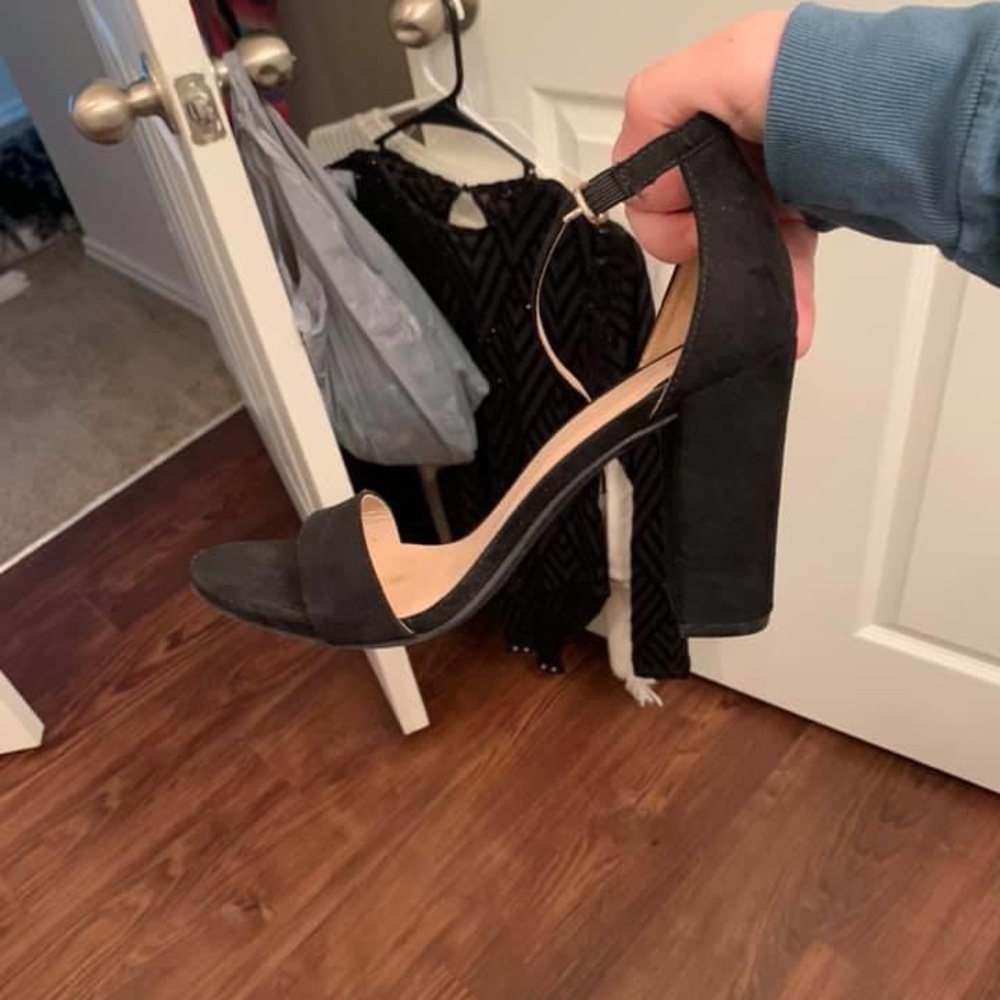 Black heels